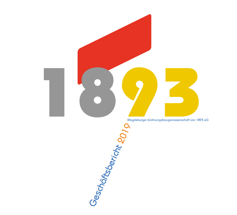 Geschäftsbericht von 2019 Titelblatt Geschäftsbericht der 1893 eG 2019
