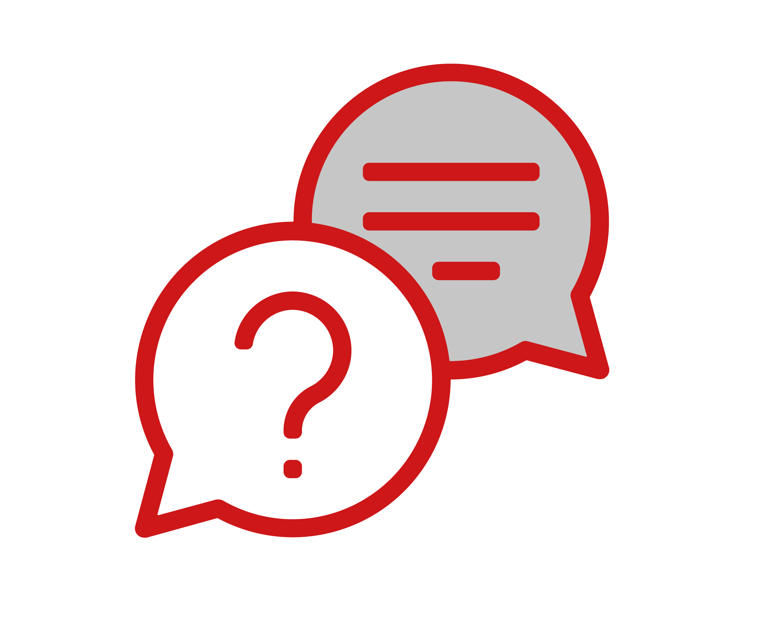 Symbolbild graue Tür mit roten Rand